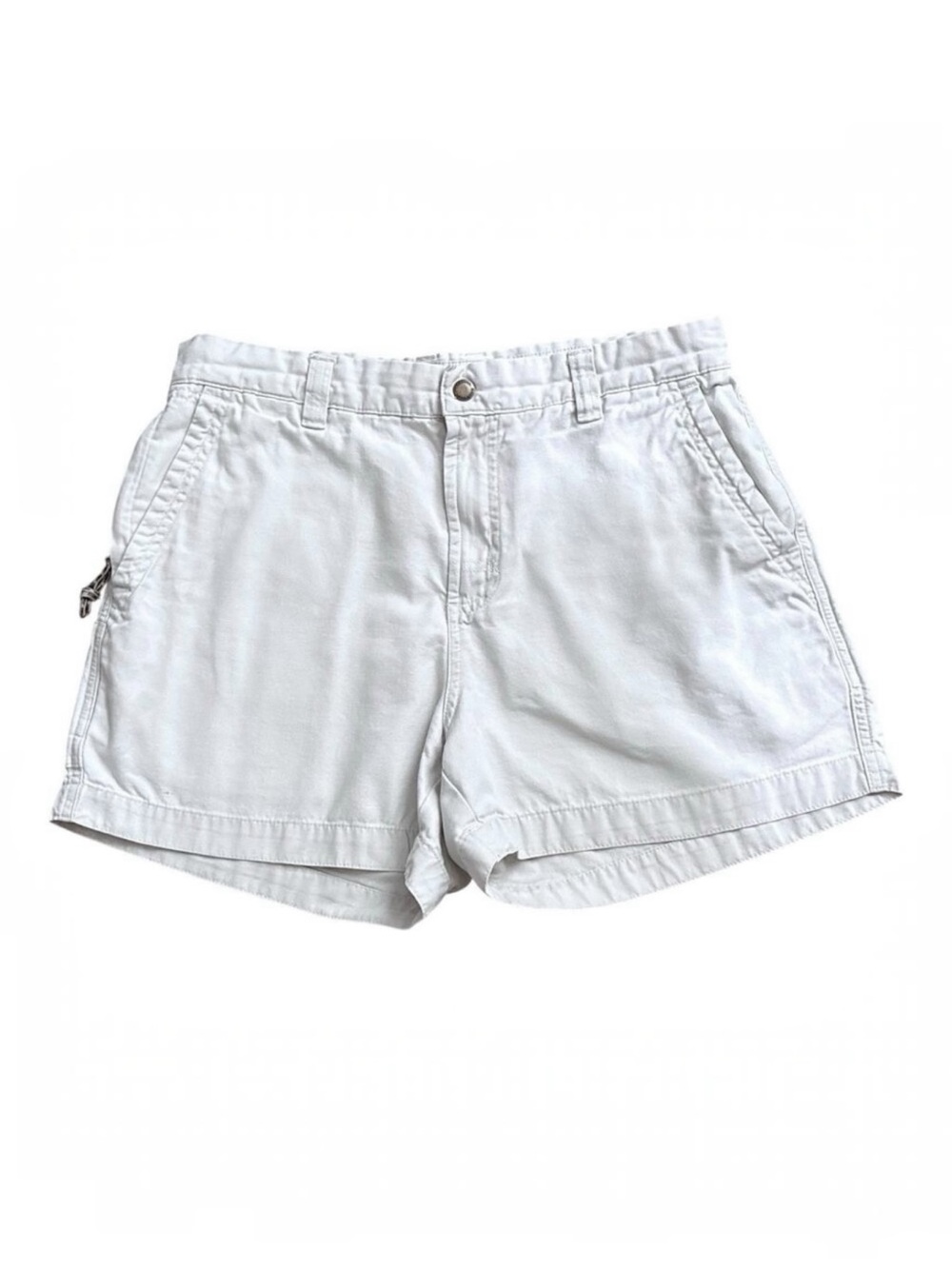 Columbia Utility Shorts Womens Petite Size 10P Khaki Beige Cotton Outdoor